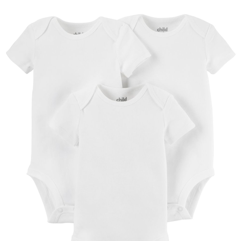 3 Baby Onesie New